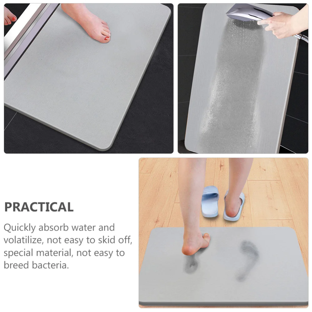 

Bathroom Absorbent Anti-skid Pad Non-slip Ground Mat Diatom Ooze Floor Mat