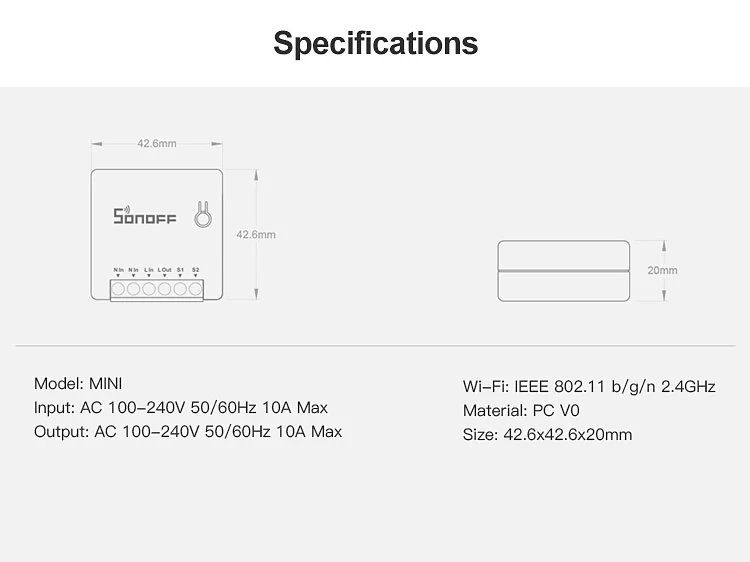SONOFF MINI/Basic/Dual/RF/TH10/TH16 SONOFF POW R2 RF мост Wifi переключатель DIY светильник интеллектуальное реле для домашней автоматизации модуль Alexa