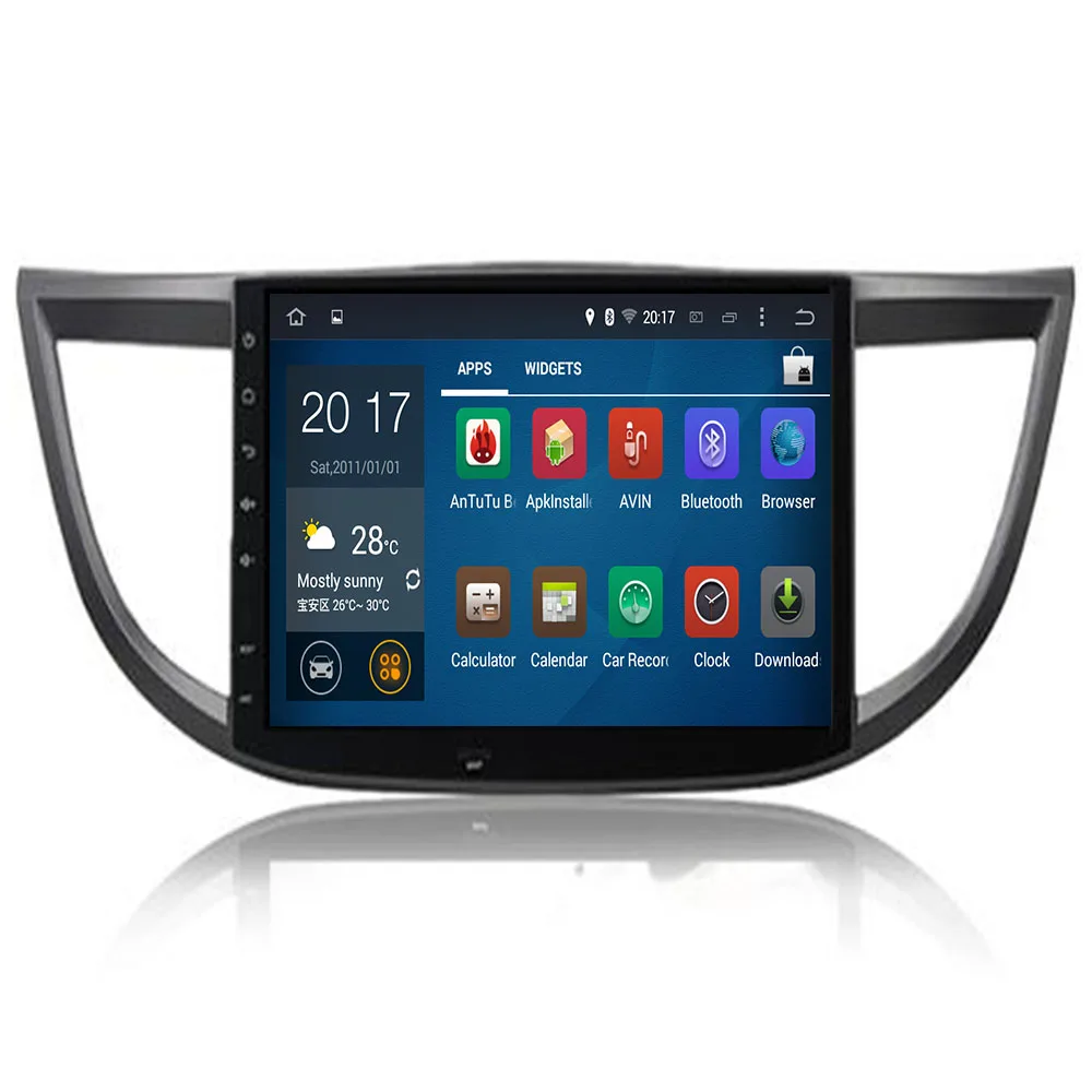 Tesla style Android10 8 Core 4GB RAM 32GB ROM автомобильный DVD-плеер GPS навигация для HONDA CRV 2012-2015