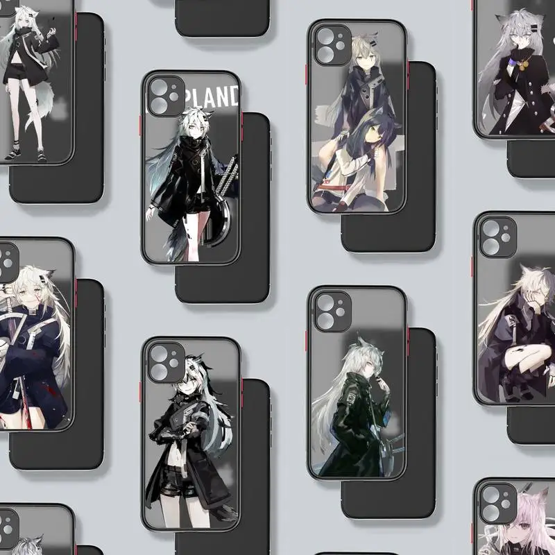 

Arknights Lappland Phone Case For iphone 12 11 8 7 plus mini x xs xr pro max matte transparent cover