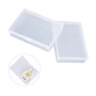 2 шт., прозрачные пластиковые коробки для карт