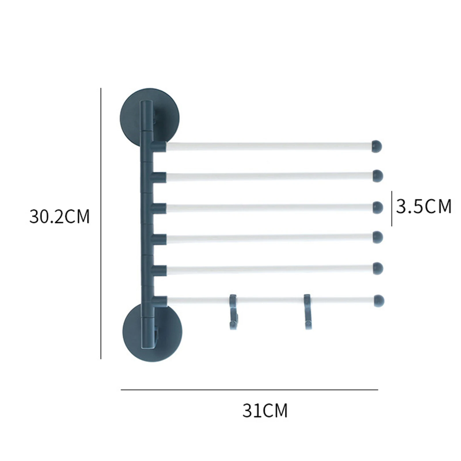 Настенный держатель для полотенец в ванную комнату вешалка полка органайзер