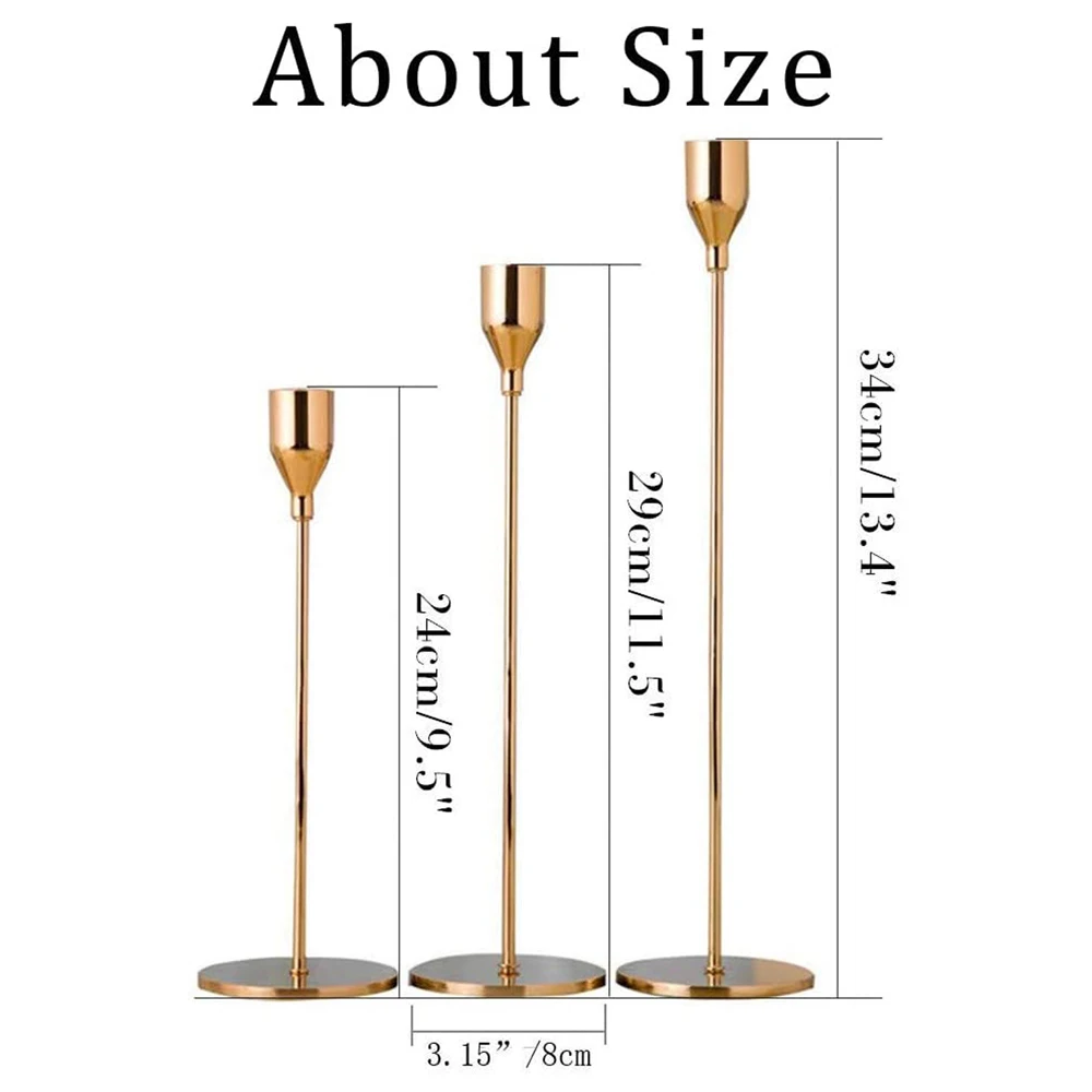 

orange wine glass simple golden candle holder living room wedding decoration candlelight dinner decoration home decor Wax