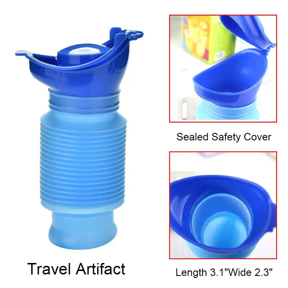 

750ML Outdoor emergency urinal Carry-on Travel Outdoor Portable Urinal Mini Toilet Hiking Collapsible Urinal Tools