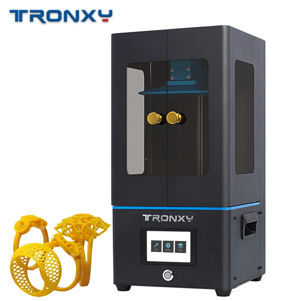 Tronxy УФ Смола 3D принтеры высокой точности ЖК дисплей светильник отверждения с 3 5