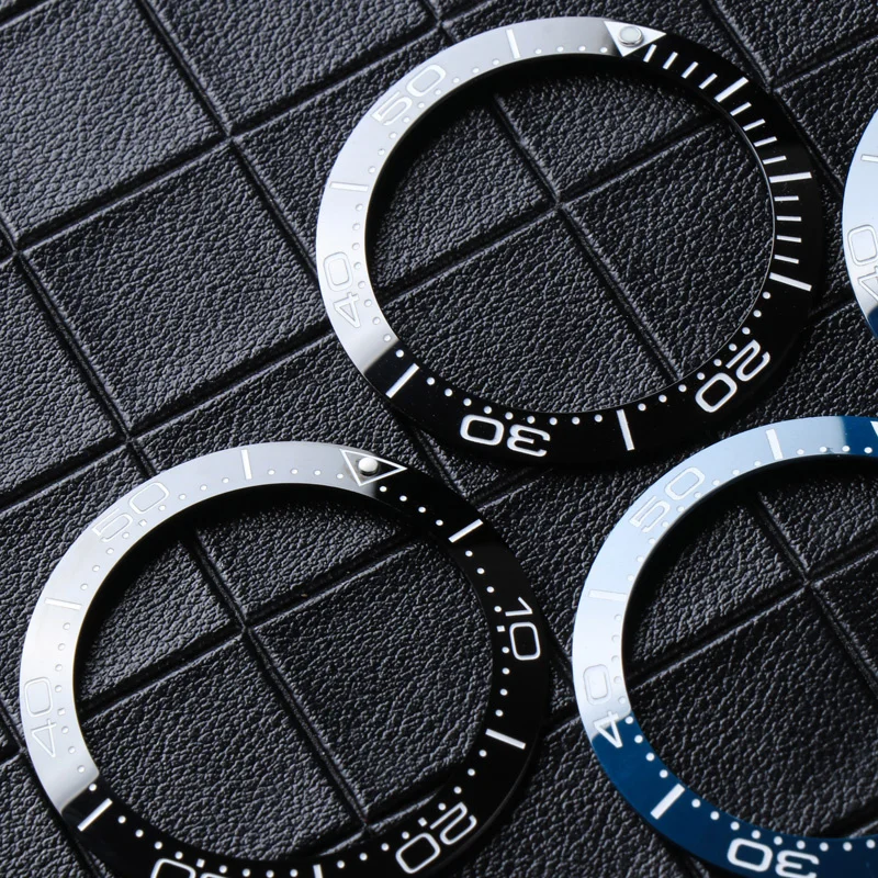 

Watch Accessories Parts 39.5mm 40mm For Omega Bezel Sea Master 300 Divers Replacement Flat Ceramic Bronze Steel Bezel Insert