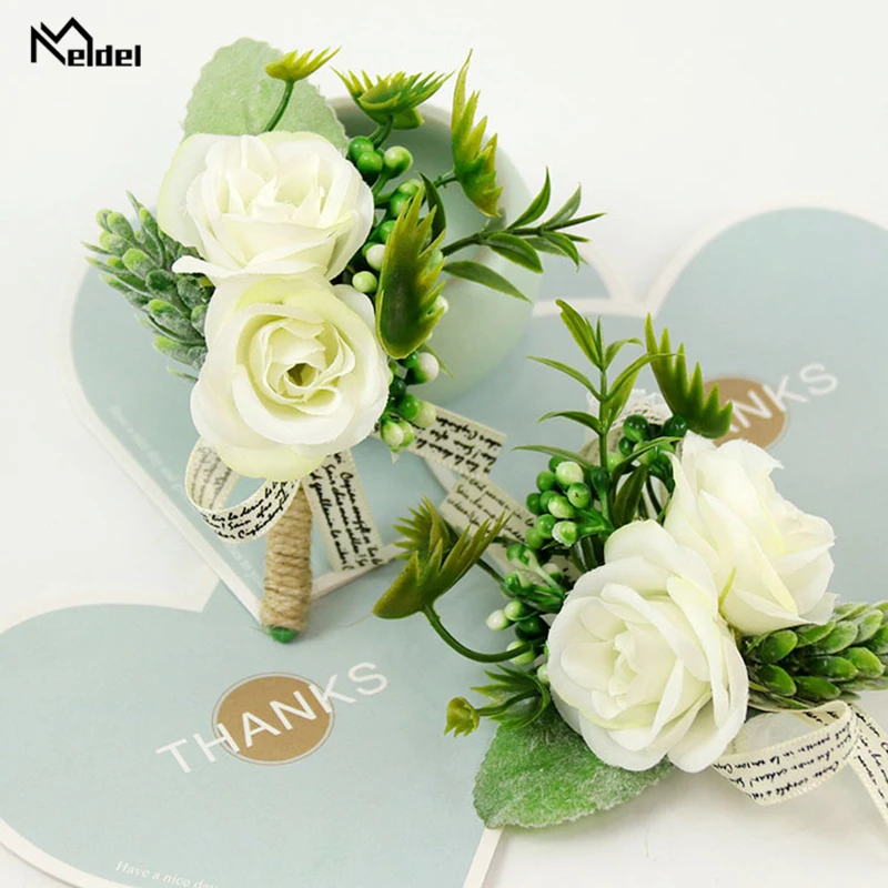 Свадебный браслет Meldel для подружек невесты мужские корсажи и бутоньерки Мужская