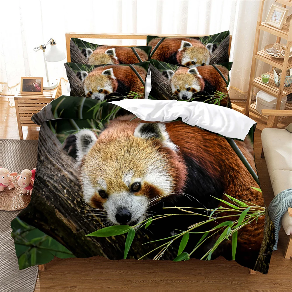 

Animals Fashion Bedding Set 2/3pcs 3D Digital Printing Duvet Cover Sets 1 Quilt Cover + 1/2 Pillowcases US/EU/AU Size
