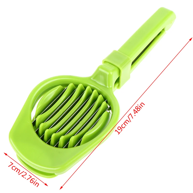 

Egg Slicer Tomato Cutter Handheld Mushroom Kiwi Divider Multifunction Slicing Mould Egg Split Device Stainless Steel