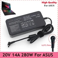 20v 14a 6 0x3 7mm adp 280bb b ac 280w charger laptop adapter for asus pg35v g703gi gx701 rog g703gx g703gs gx703hs power supply