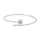 Женский летний браслет с фианитами, регулируемый размер