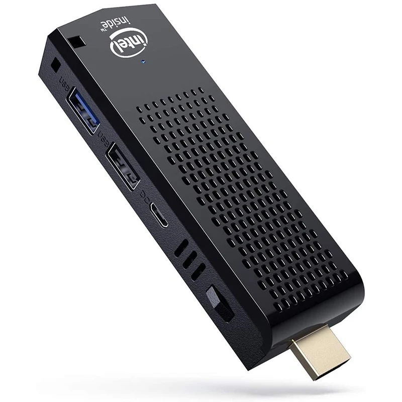 Безвентиляторный мини ПК Z8350 компьютерная палка для Windows 10 4GB DDR 64GB EMMC 4K HD Bluetooth 4 2