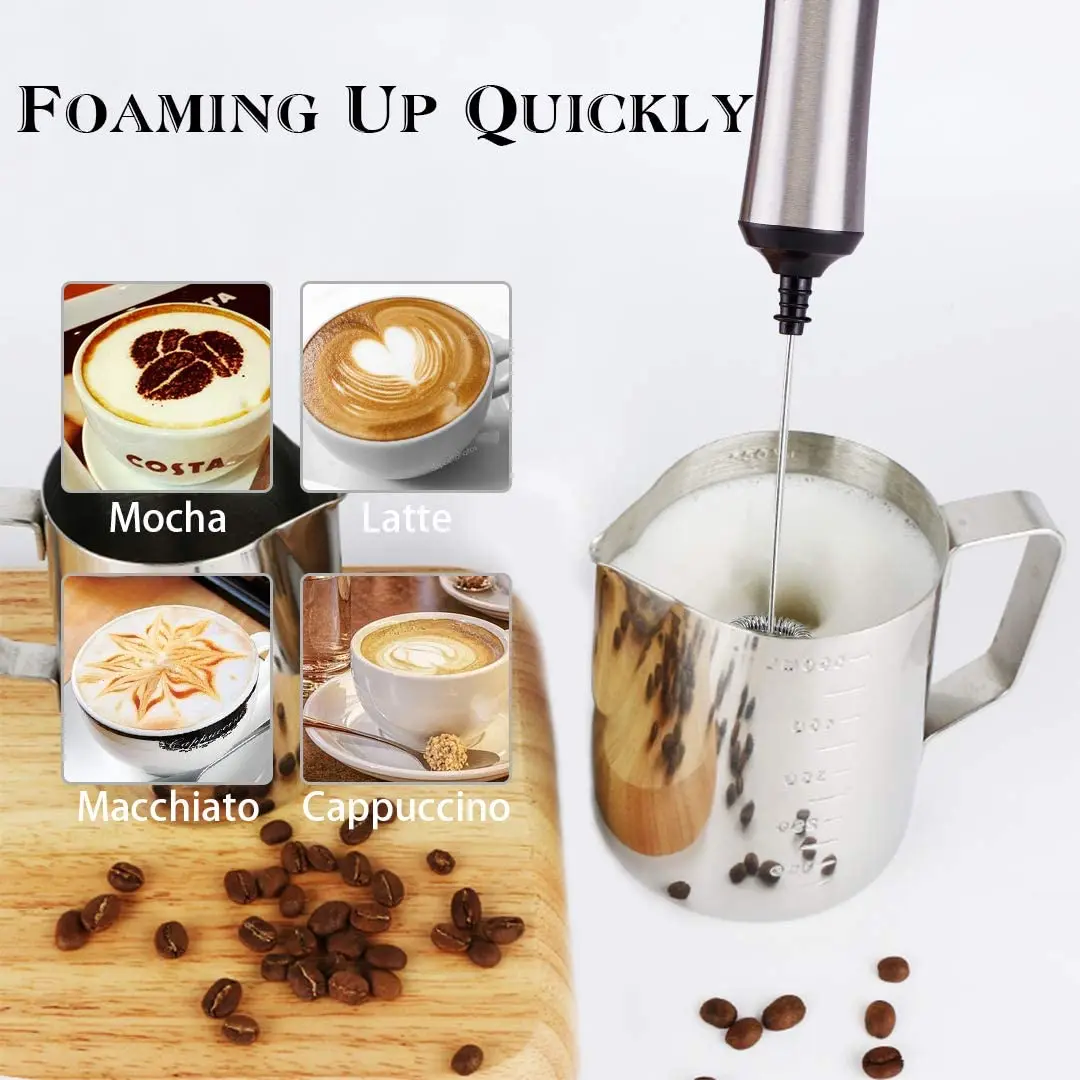 Взбиватель молока взбиватель для яиц кофе на батарейках детской капучино