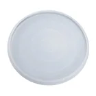 Новинка 2021 г., силиконовая форма для эпоксидной смолы, силиконовая форма, подставка, большой лоток, набор для домашней круглой зеркальной посуды, Прямая поставка