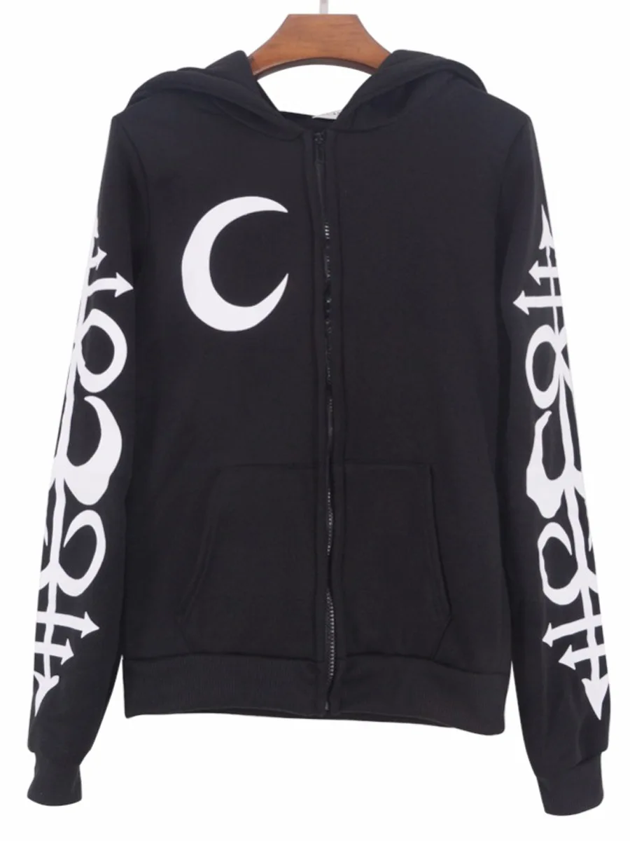 Женская толстовка с капюшоном в стиле Харадзюку | одежда