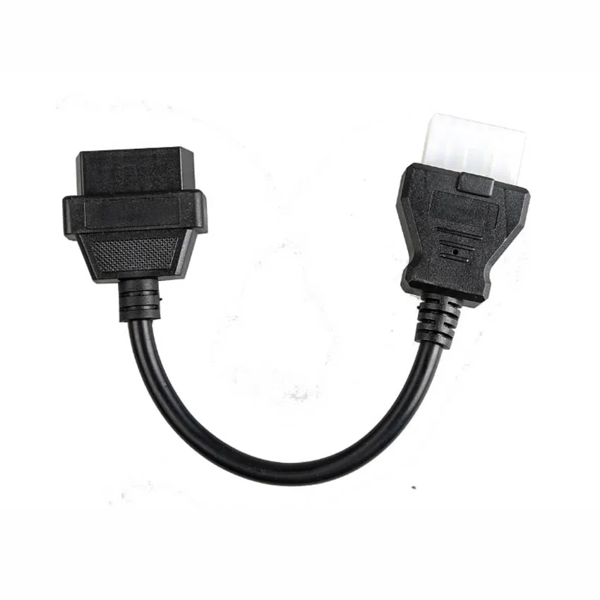 Горячая OBDII 16pin для 12pin Obd Интерфейс Mitsubishi автомобильный диагностический сканер 16