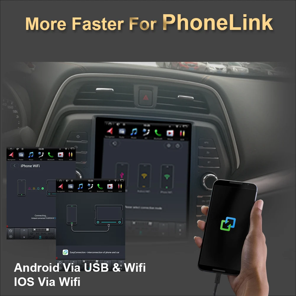 Вертикальный Автомобильный GPS-навигатор в стиле Tesla Android 9 0 для NISSAN MAXIMA 2016-радио