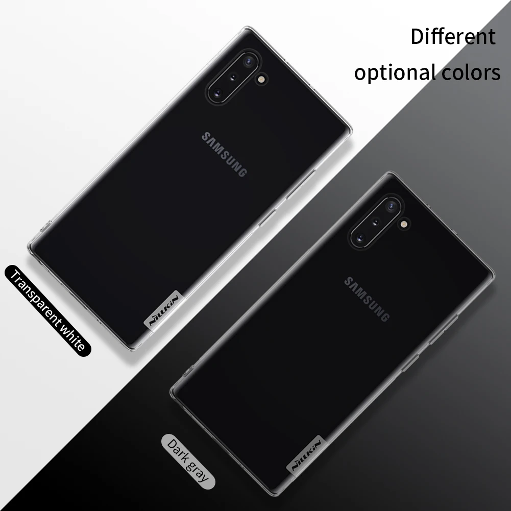 Мягкий чехол для samsung Galaxy Note 10 Note 10+ Note10 Plus Pro Nillkin серия природы Прозрачная Обложка из полиуретана для samsung Note 10 Чехол