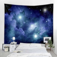 universe starry sky big tapestry wall hanging bohemian aesthetics room decoration psychedelic home background wall decoration