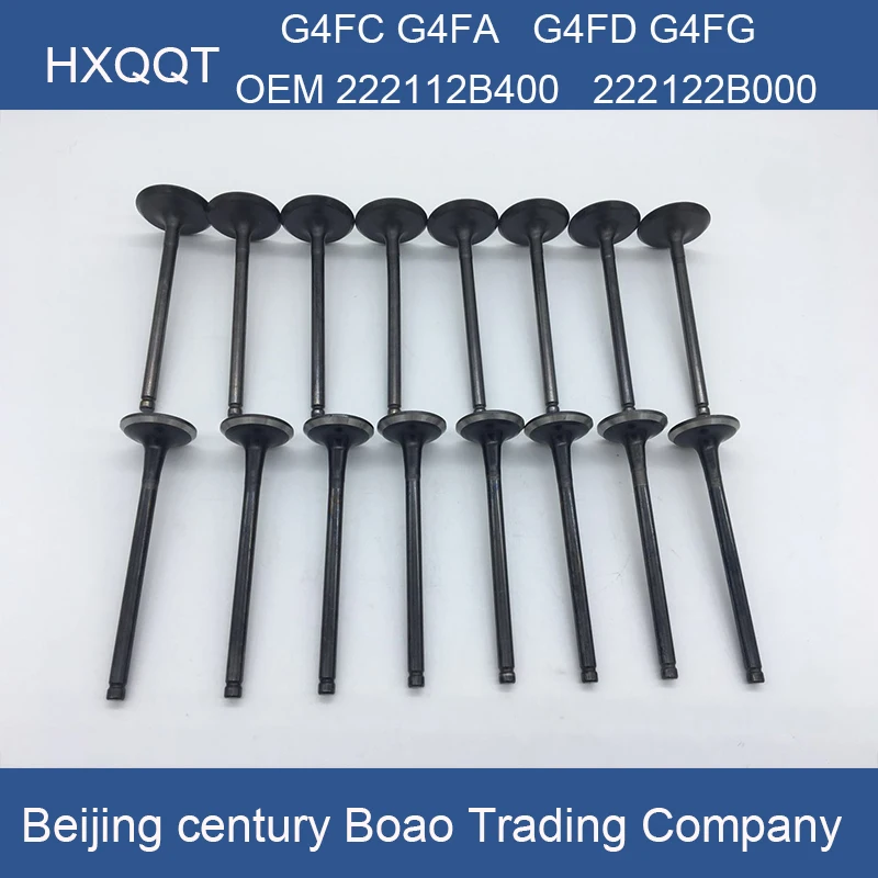 Впускной клапан двигателя 1 комплект OEM 222112B400 22122B000 для G4FC G4FD G4FA G4FG 1.6L|valve exhaust|valve