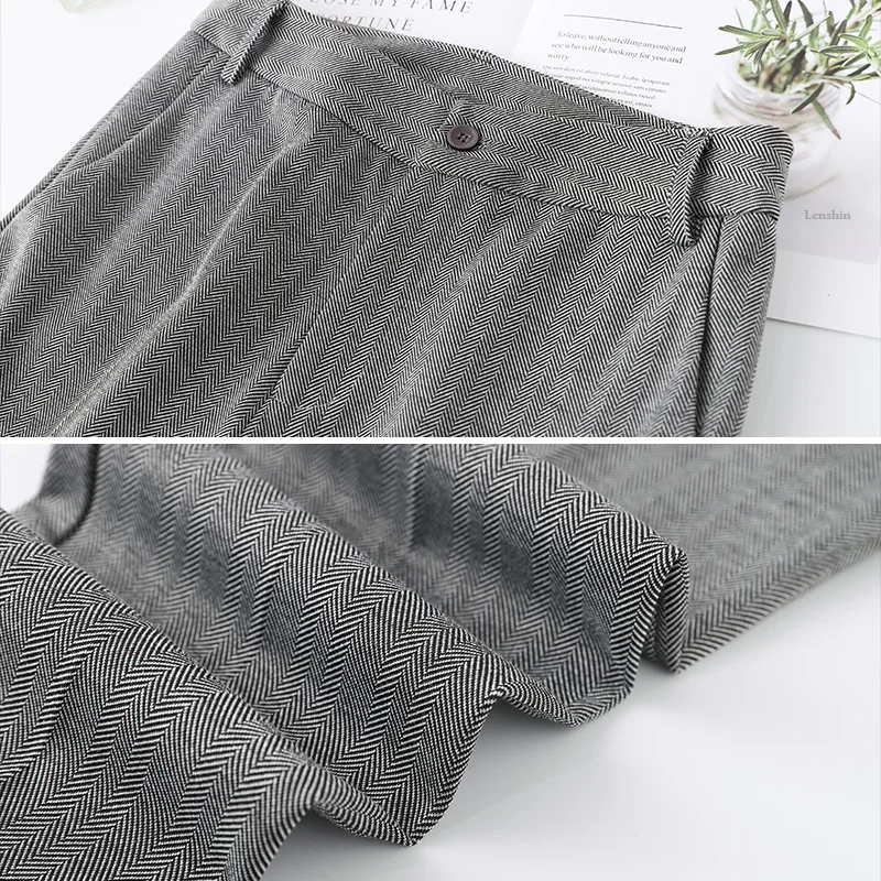 Lenshin/Высококачественный комплект из 2 предметов Мягкий удобный деловой костюм в