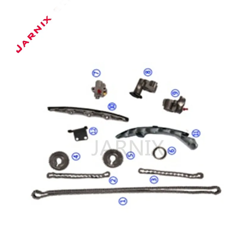 Комплект цепей синхронизации двигателя для Nissan Teana 2 3/3 5 (2003 2008) VQ23DE / VQ35DE OEM:13028 JK00A