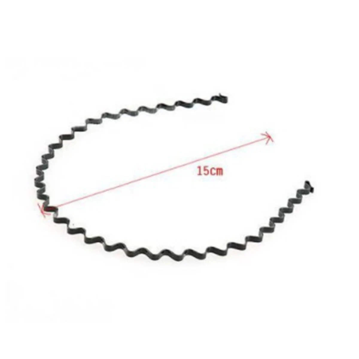 Портативный простой эластичный обруч для волос в форме волны моделирующий