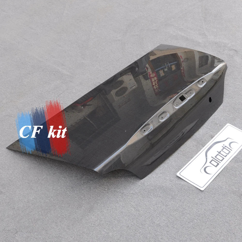 CF комплект из настоящего углеродного волокна задний багажник для Honda S2000 AP1 AP2 стиль 2001-2008 гоночный автомобиль Стайлинг тюнинг отделка кузова Комплект