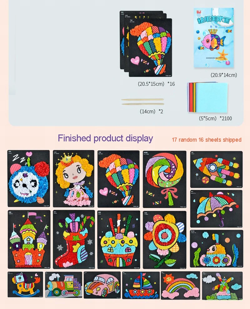 16 шт. детский фетровый будильник сделай сам | Игрушки и хобби