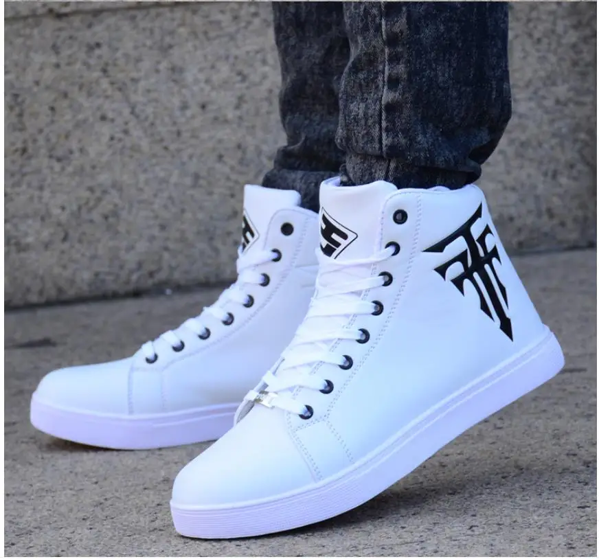 

Top Sneakers Mannen Casual Schoenen Lace Up Trainers Mannelijke Witte Sneakers Tenis Canvas shoes Mannen Zapatillas Hombre