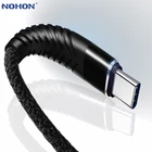 Кабель NOHON USB Type-C для быстрой зарядки и синхронизации данных, 3 м, 2 м, 1 м, 0,2 м