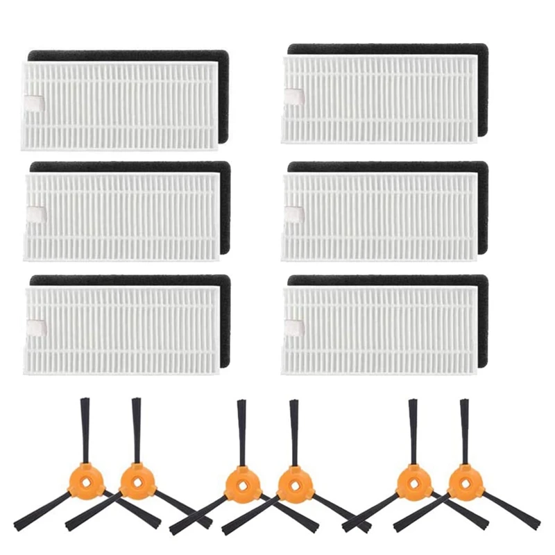 

HEPA Filters Side Brushes for Ecovacs Deebot N79 N79S DN620 DN621 DN622 Robot Vacuum Cleaner Replacement Parts