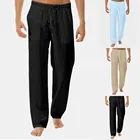 Мужская одежда для мужчин; Летние Новый стиль и модный натуральный хлопок и лен брюки мужские панталоны Хомбре ropa hombre