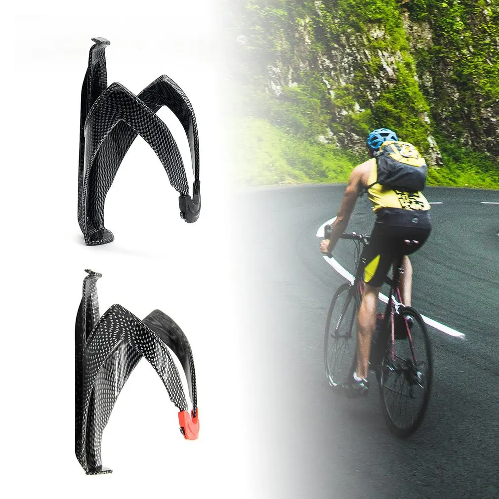 

Cycle Zone Water Bottle Holder Carbon Fiber Road Bicycle Bike Cycling Glass Drink Water Bottle Holder Rack Cage