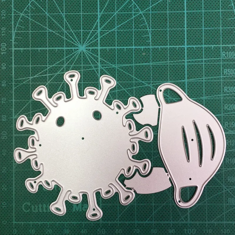 

Animals Wear Masks Metal Cutting Dies Stencils For Scrapbooking dies DIY Crafts Photo Cards Making Embossing Die Cuts 2020 New
