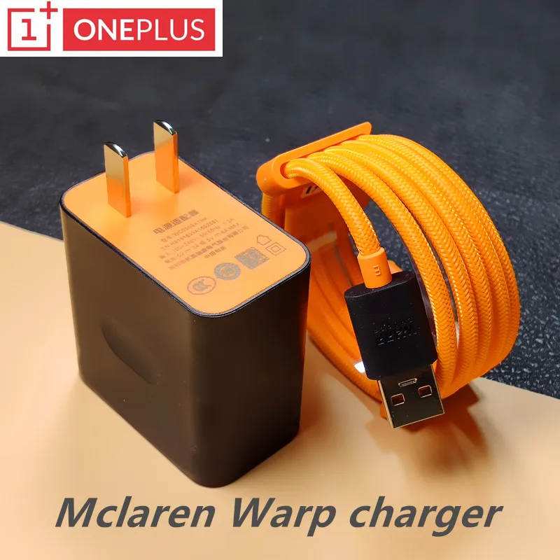 Зарядное устройство Oneplus Mclaren 5 В/6A 30 Вт черный настенный адаптер питания USB кабель