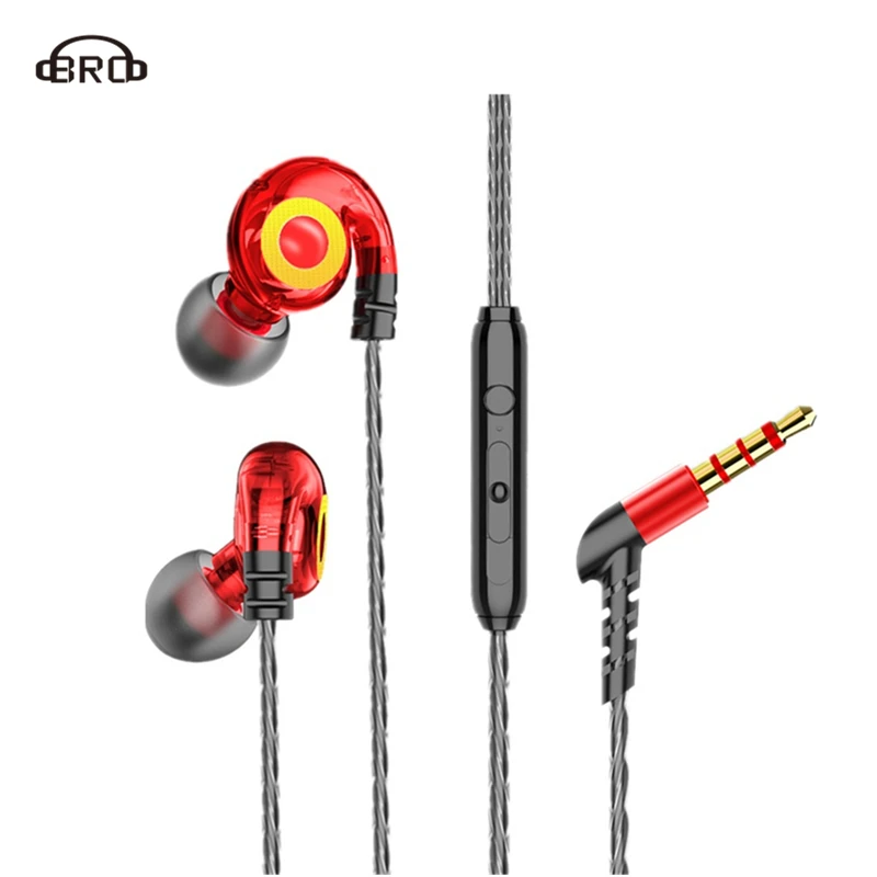 Проводные стерео наушники вкладыши гарнитура с глубоким басом для IPhone Samsung 3 5 мм