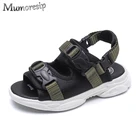 Mumoresip брендовые сандалии для мальчиков детские спортивные сандалии с пряжкой мягкая удобная модная детская пляжная обувь горячая распродажа лето 2021