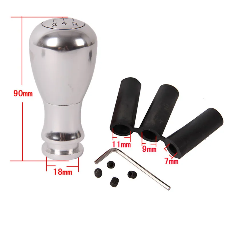 Posbay Серебристая универсальная ручка переключения рулевого механизма автомобиля