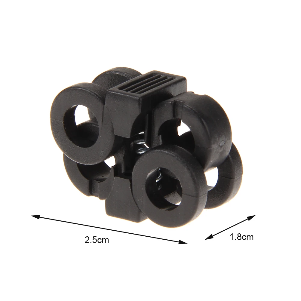 

10pcs Plastic Cord Lock Antiskid Shoelace Buckle For Face Coverings Drawstrings Backpacks Clothing Shoelaces Outdoor Tools