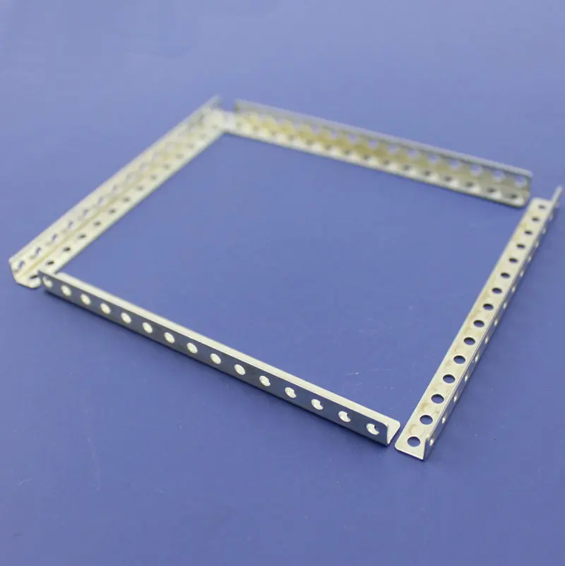 10 шт./лот DIY металлическое цинковое покрытие угловая сталь для модели соединитель