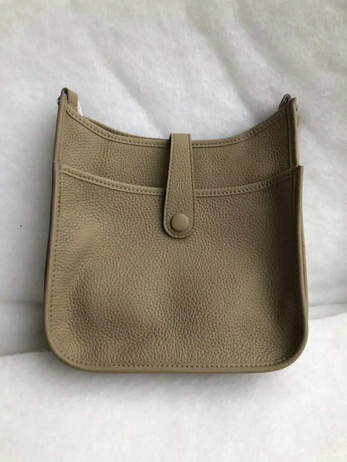 

bucket bag unisex oblique cross head layer leather mini bag 2021 new