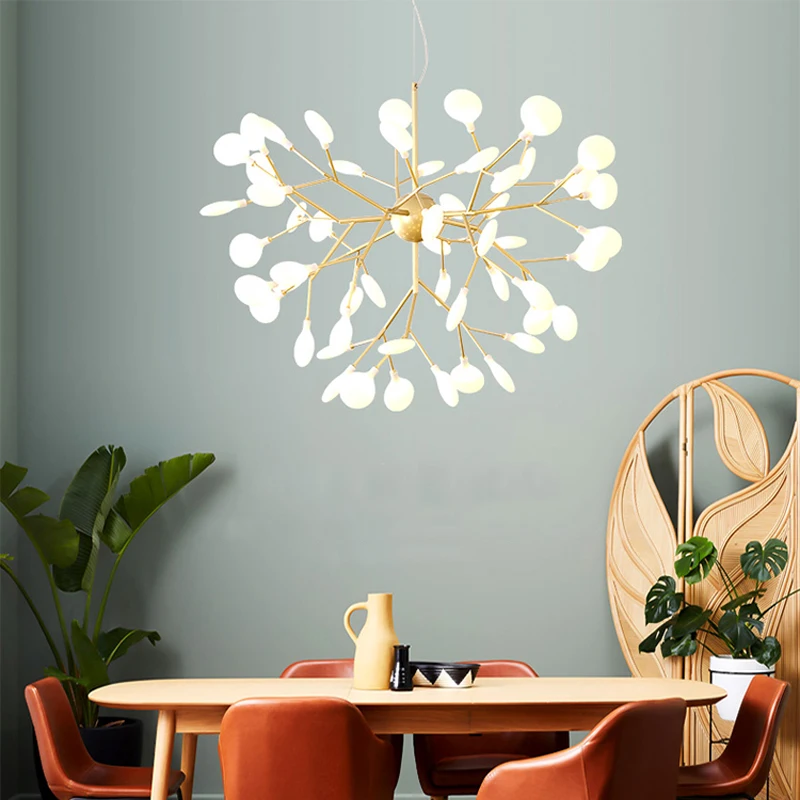 

Creative Firefly Chandelier Modern Chandeliers Lighting Luxury Living Room / Bedroom Lamp With LED Light Source