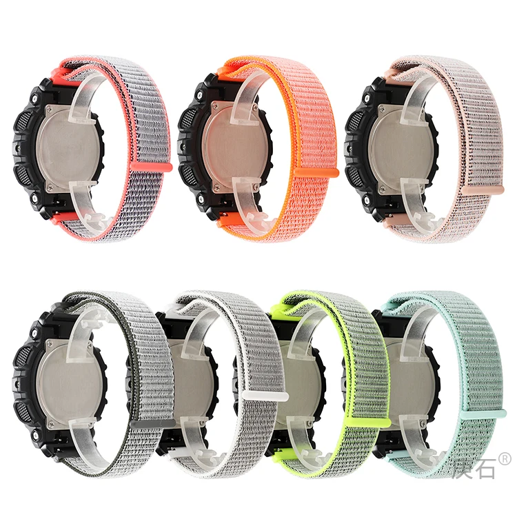 Нейлоновый ремешок для часов Casio G Shock 18 мм 1/800H/216H/735H 1/2/8 H 1/2/4 1/2/4/4/4/4/4 с для|Ремешки