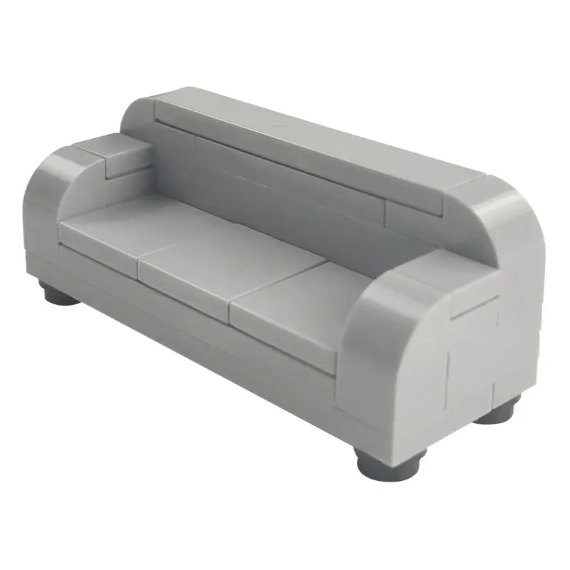 LEQUMOC городская мебель для друзей диван стол совместимый строительные блоки