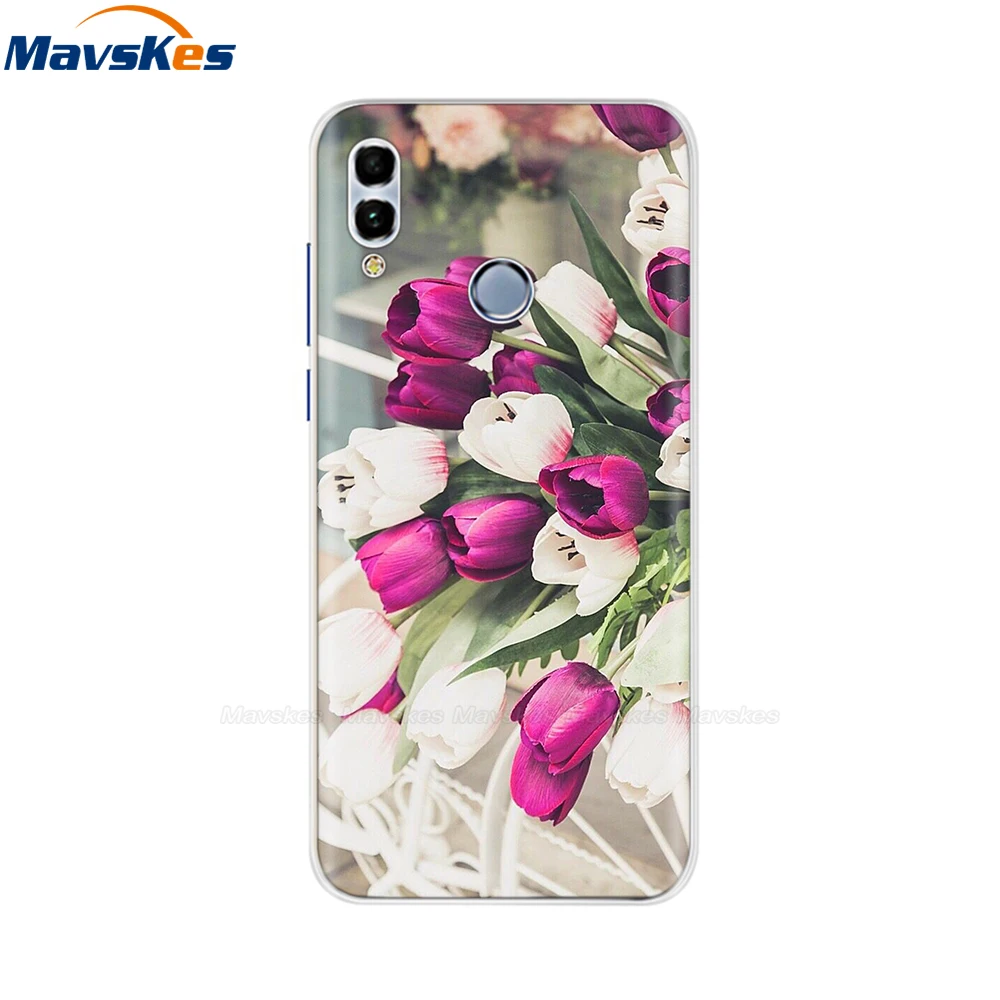 8 Huawei Honor 10 Lite чехол мягкий силиконовый милый ТПУ задняя крышка для Fundas huawei P Smart /Honor 10 удобный телефонный футляр сумки - Цвет: 8