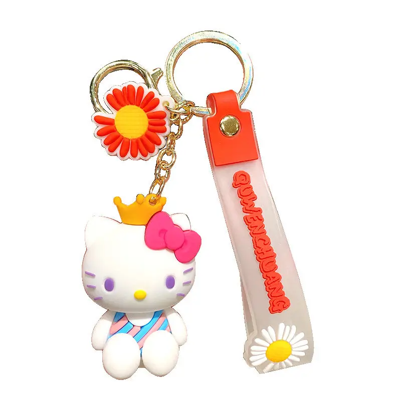 TAKARA TOMY милый мультяшный Hello Kitty креативная кукла ПВХ эпоксидная простая брелок