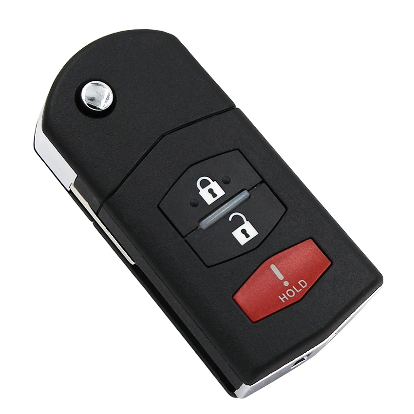 Складной ключ-раскладушка с кнопкой 2 + 1/3 дистанционный ключ FSK 315 МГц 4D63 80Bit чип FCC