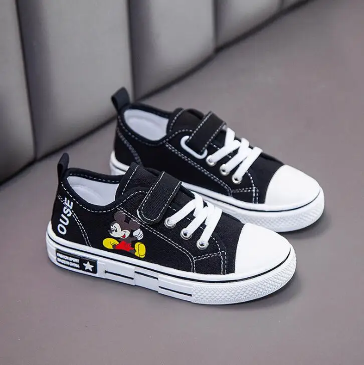 Disney/Брендовая детская обувь для мальчиков и девочек Дышащая парусиновая с