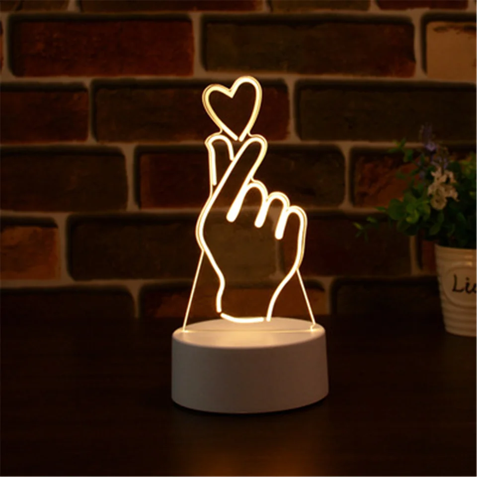 

3D LED Lamp Among Table Desk Lamp For Home Room Bedroom Decoration Kids Gifts Game Atmosphere Bedside Night Lights